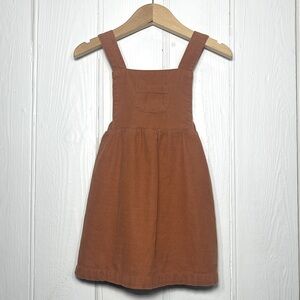 ANGEL DEAR NWOT 100% Cotton Corduroy Pinnie Dress Jumper